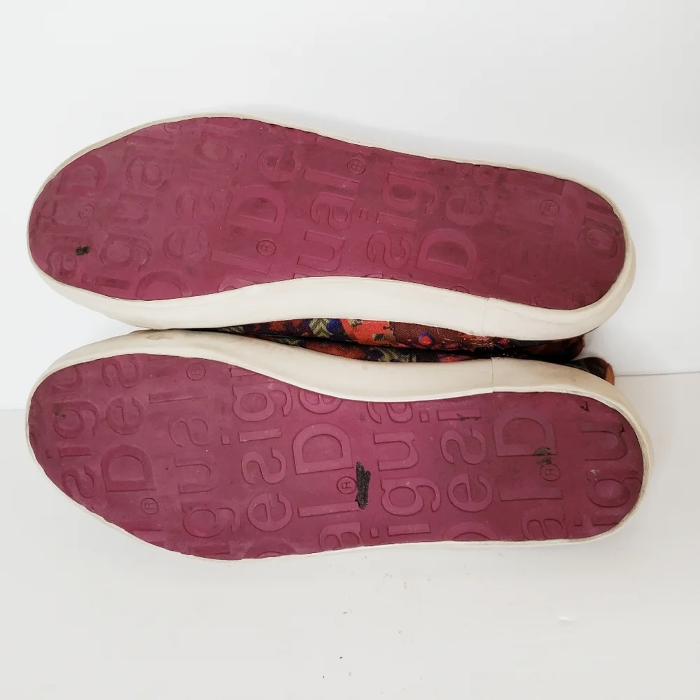 Desigual Patchwork Boho High Top Sneakers Women's Size 36 - Picture 7 of 7